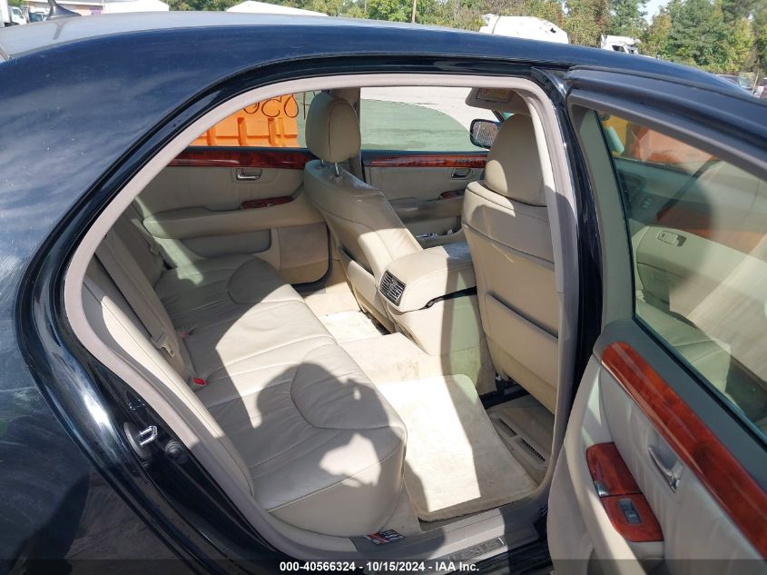 2003 Lexus Ls 430 VIN: JTHBN30F730116105 Lot: 40566324