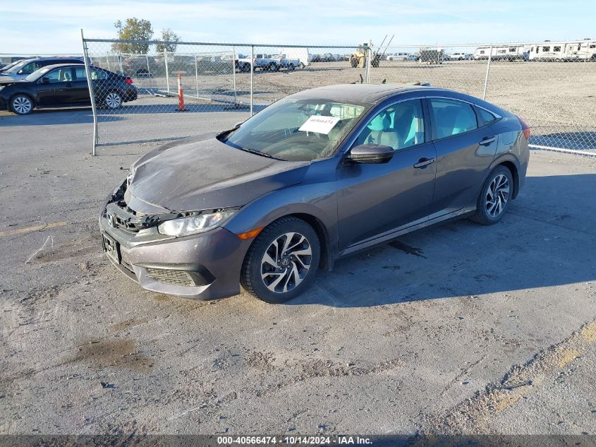 2018 Honda Civic Ex VIN: 2HGFC2F79JH520620 Lot: 40566474