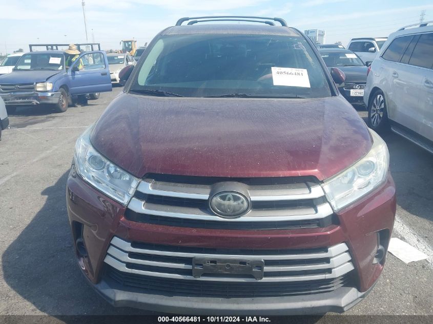 5TDZZRFH0JS247631 2018 Toyota Highlander Le