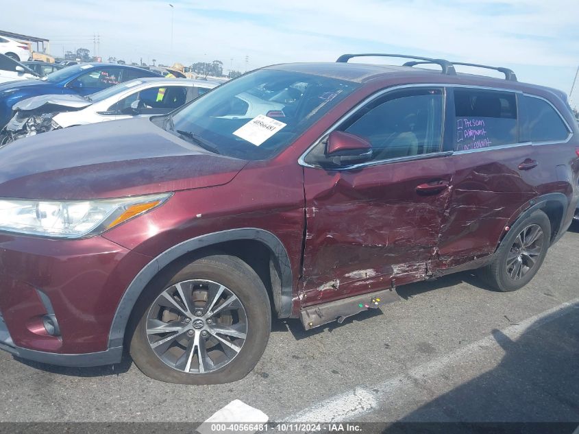 5TDZZRFH0JS247631 2018 Toyota Highlander Le