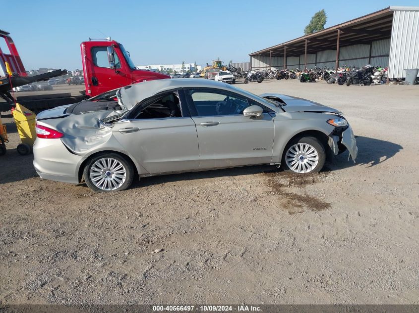 2015 Ford Fusion Hybrid Se VIN: 3FA6P0LU2FR163249 Lot: 40566497