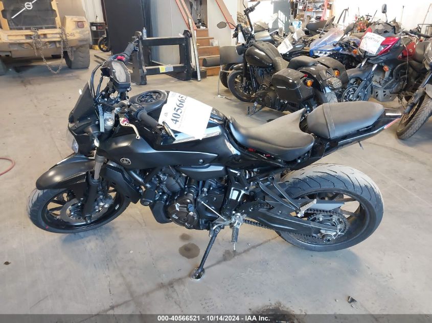 2016 Yamaha Fz07 VIN: JYARM06E0GA007609 Lot: 40566521