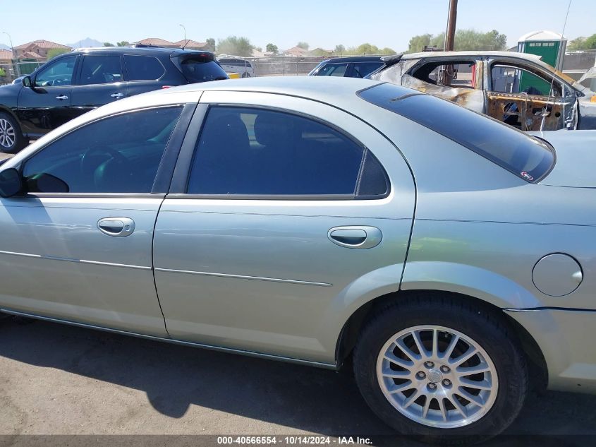 2005 Chrysler Sebring Touring VIN: 1C3EL56R75N699724 Lot: 40566554