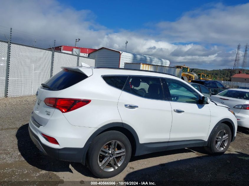 2017 Hyundai Santa Fe Sport 2.4L VIN: 5XYZUDLBXHG433203 Lot: 40566566