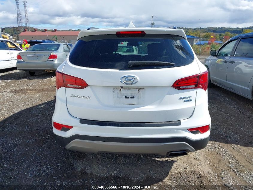 2017 Hyundai Santa Fe Sport 2.4L VIN: 5XYZUDLBXHG433203 Lot: 40566566