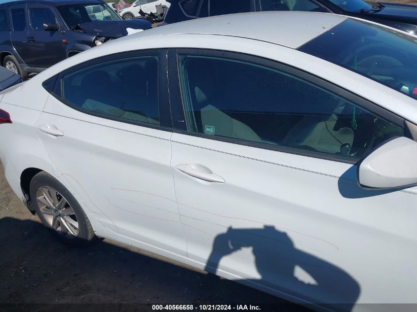 2016 Hyundai Elantra Se VIN: 5NPDH4AE0GH774791 Lot: 40566658