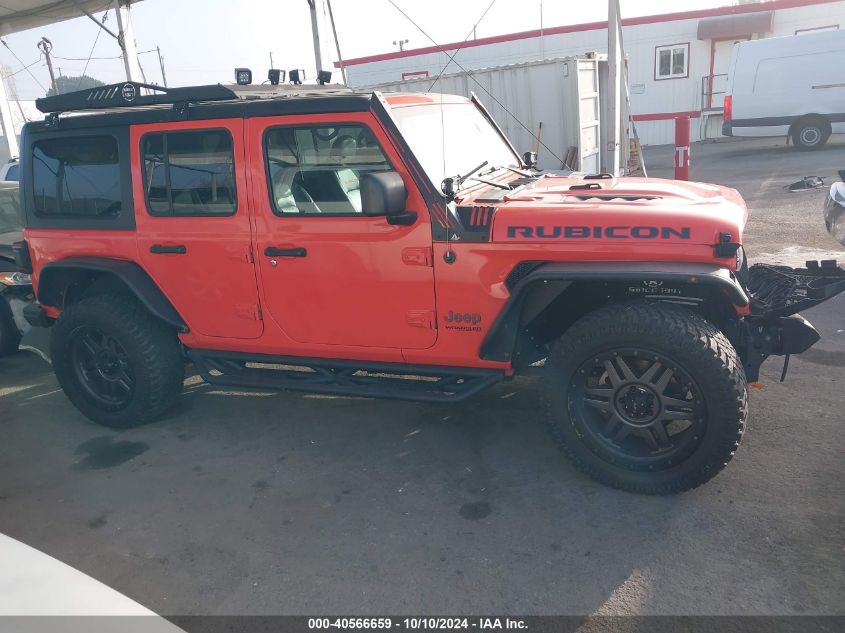 2018 Jeep Wrangler Unlimited Rubicon 4X4 VIN: 1C4HJXFG3JW315077 Lot: 40566659