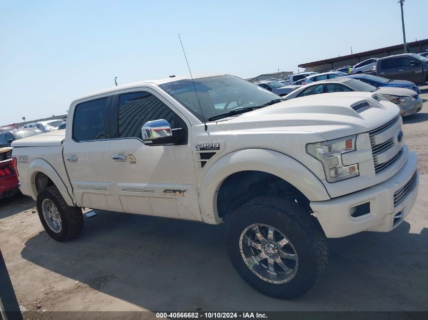 2017 FORD F-150 PLATINUM - 1FTEW1EG8HFB33274