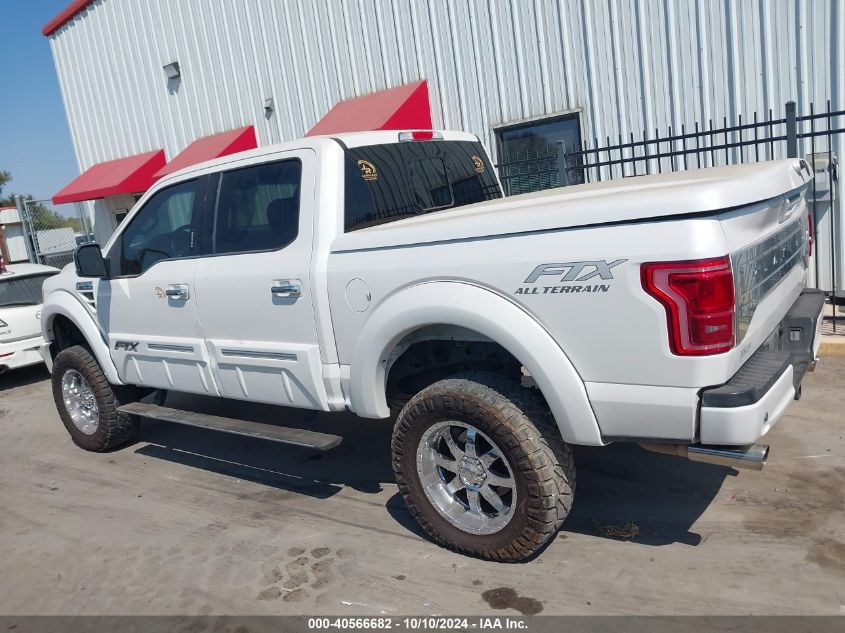 2017 FORD F-150 PLATINUM - 1FTEW1EG8HFB33274