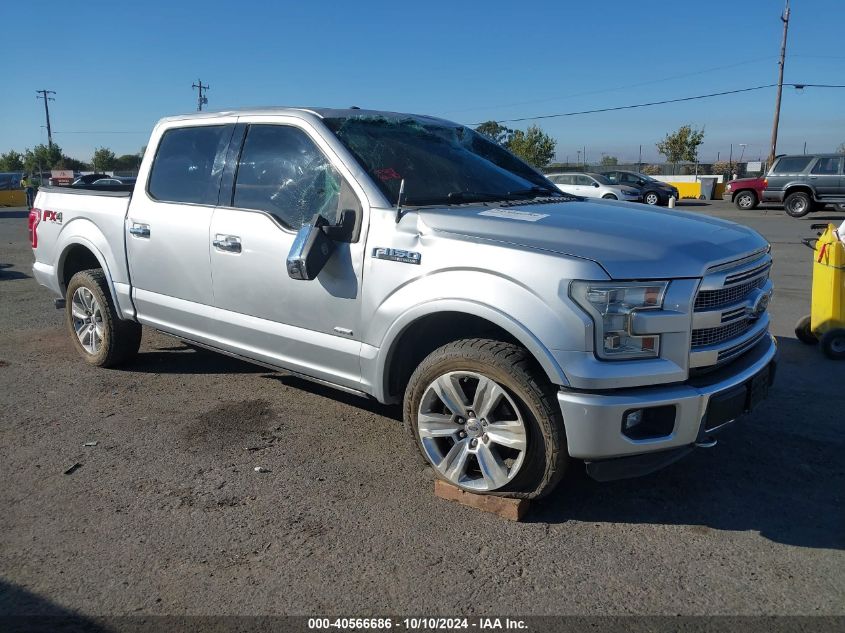 2016 FORD F-150 PLATINUM - 1FTEW1EG4GFB44223