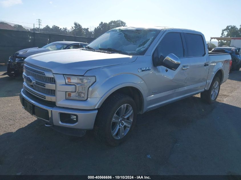 1FTEW1EG4GFB44223 2016 Ford F-150 Platinum