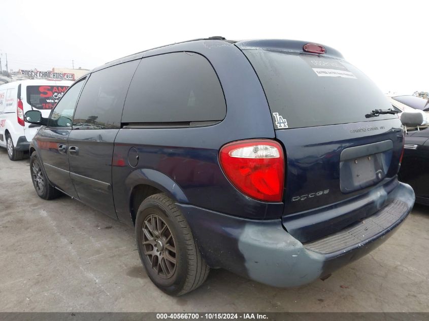 2006 Dodge Grand Caravan Se VIN: 1D4GP24R26B634554 Lot: 40566700