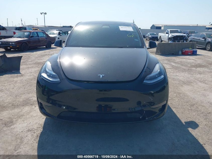 2023 Tesla Model Y Awd/Long Range Dual Motor All-Wheel Drive VIN: 7SAYGDEE6PA046695 Lot: 40566719