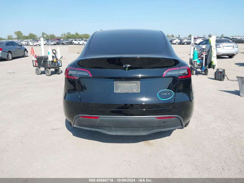 2023 Tesla Model Y Awd/Long Range Dual Motor All-Wheel Drive VIN: 7SAYGDEE6PA046695 Lot: 40566719