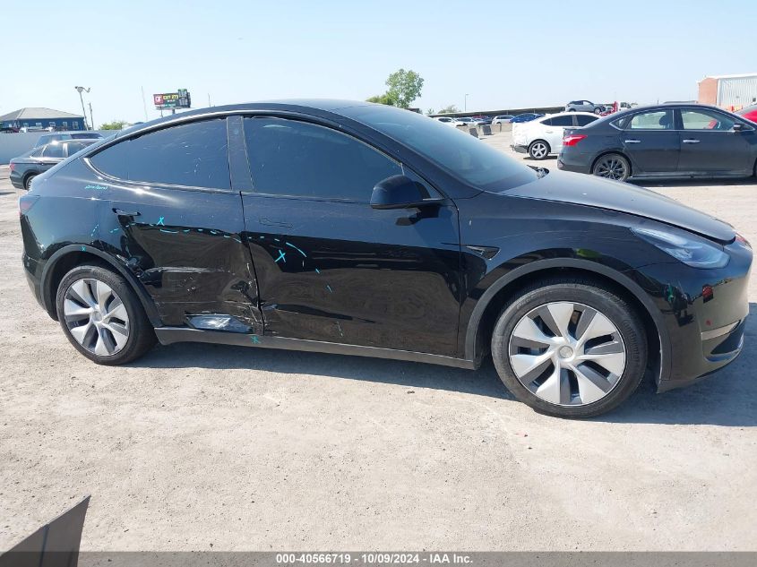 2023 Tesla Model Y Awd/Long Range Dual Motor All-Wheel Drive VIN: 7SAYGDEE6PA046695 Lot: 40566719