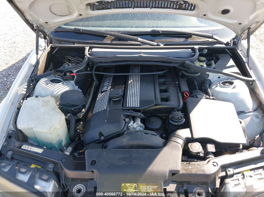 2001 BMW 330Ci VIN: WBABS53461JU80567 Lot: 40566772