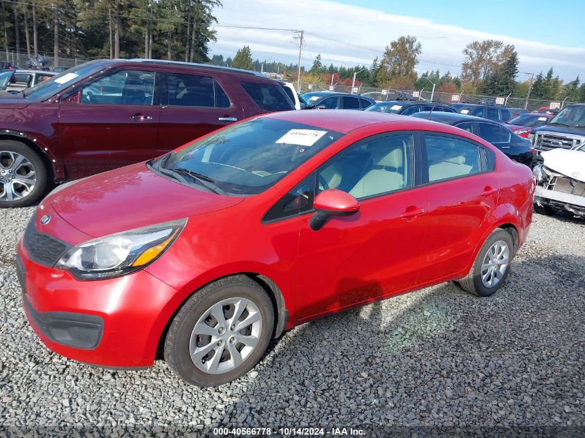 2013 Kia Rio Lx VIN: KNADM4A32D6317235 Lot: 40566778