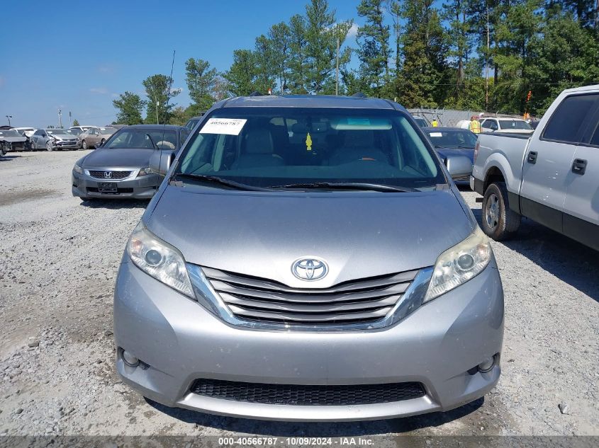 5TDYK3DCXCS246753 2012 Toyota Sienna Xle V6 8 Passenger