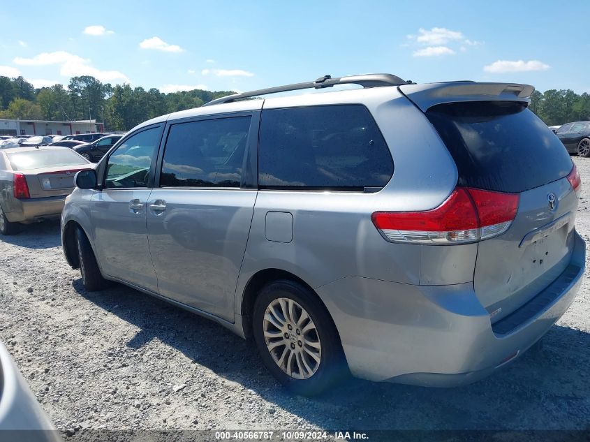 5TDYK3DCXCS246753 2012 Toyota Sienna Xle V6 8 Passenger