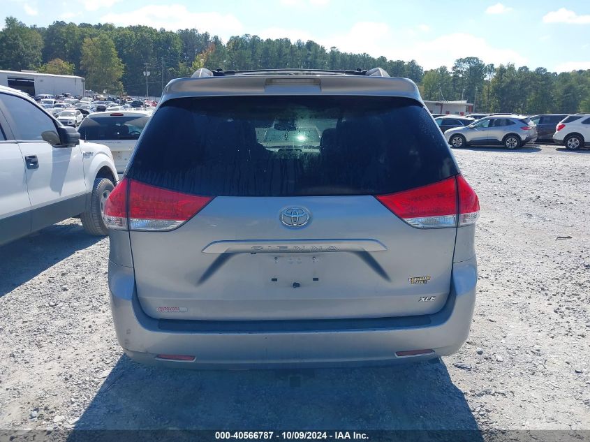 5TDYK3DCXCS246753 2012 Toyota Sienna Xle V6 8 Passenger