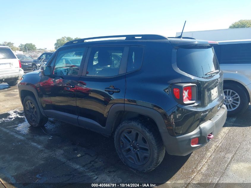 2018 Jeep Renegade Trailhawk 4X4 VIN: ZACCJBCB2JPH00925 Lot: 40566791