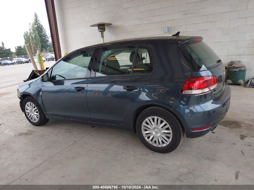 2012 Volkswagen Golf 2.5L 4-Door VIN: WVWDB7AJXCW285545 Lot: 40566795