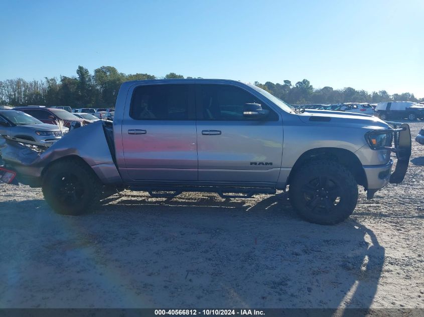 2021 Ram 1500 Big Horn 4X4 5'7 Box VIN: 1C6SRFFT1MN504592 Lot: 40566812