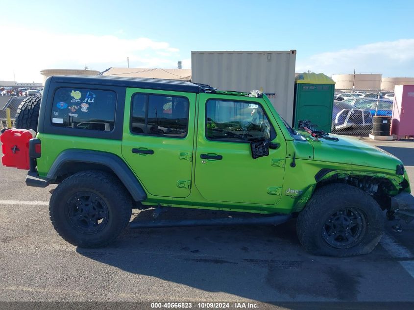 2018 Jeep Wrangler Unlimited Sport S 4X4 VIN: 1C4HJXDNXJW253274 Lot: 40566823