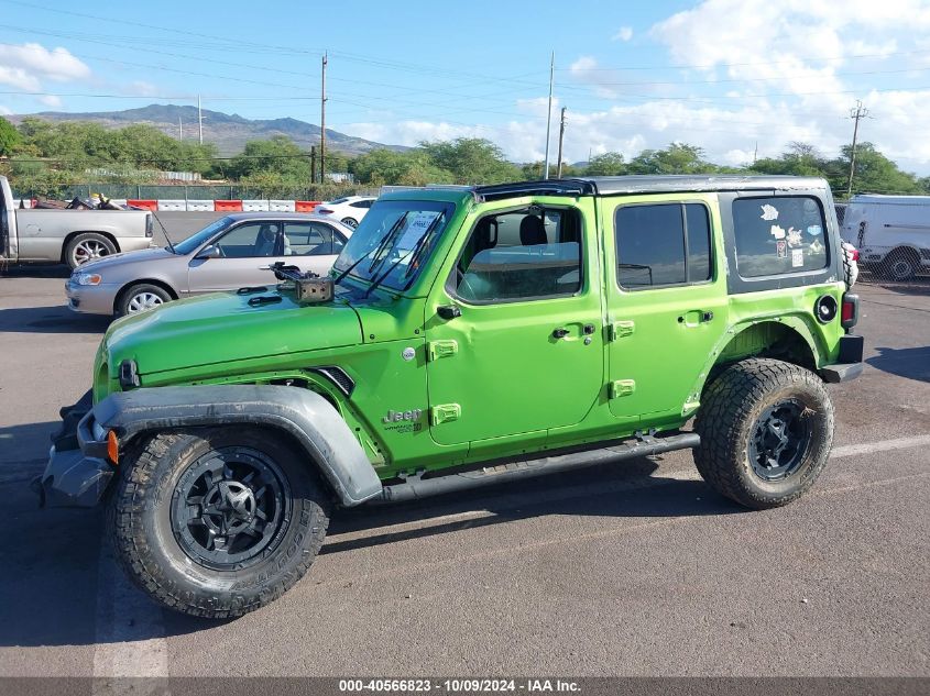 2018 Jeep Wrangler Unlimited Sport S 4X4 VIN: 1C4HJXDNXJW253274 Lot: 40566823