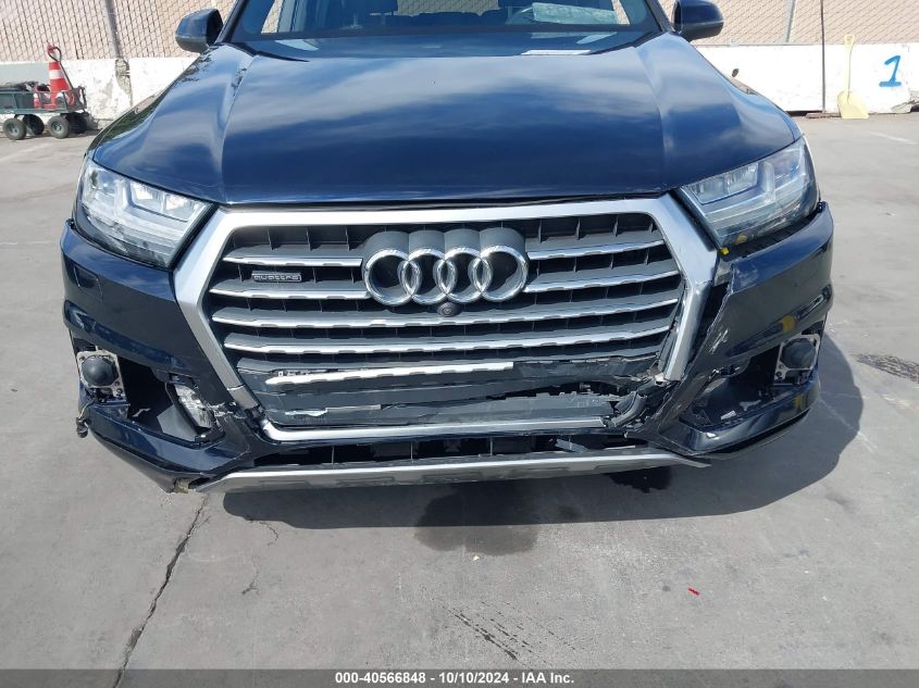 2017 Audi Q7 3.0T Premium VIN: WA1VAAF7XHD057835 Lot: 40566848