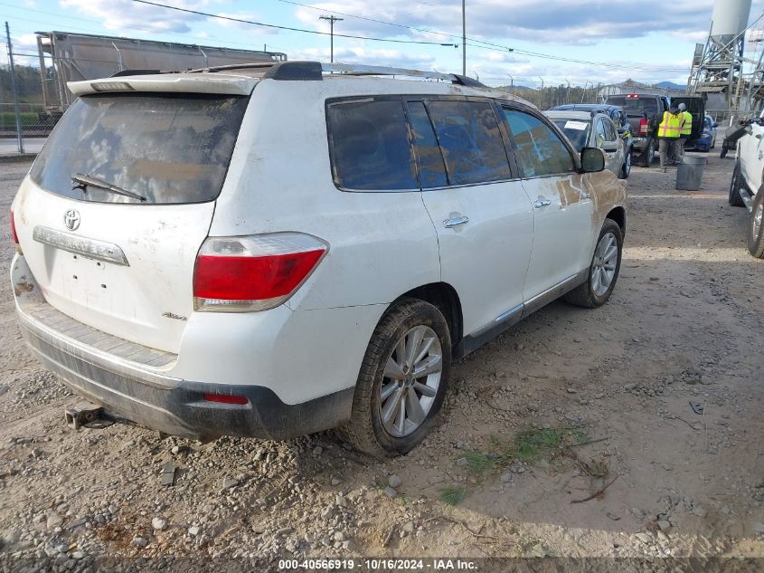 2012 Toyota Highlander Limited V6 VIN: 5TDDK3EH0CS165494 Lot: 40566919