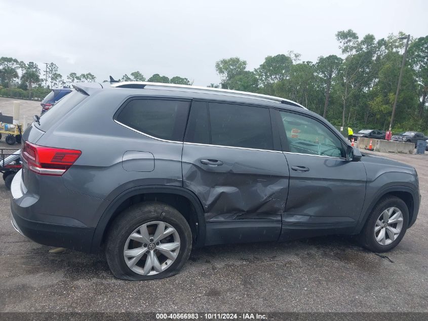 2018 Volkswagen Atlas 3.6L V6 Se/3.6L V6 Se W/Technology VIN: 1V2DR2CA9JC587160 Lot: 40566983