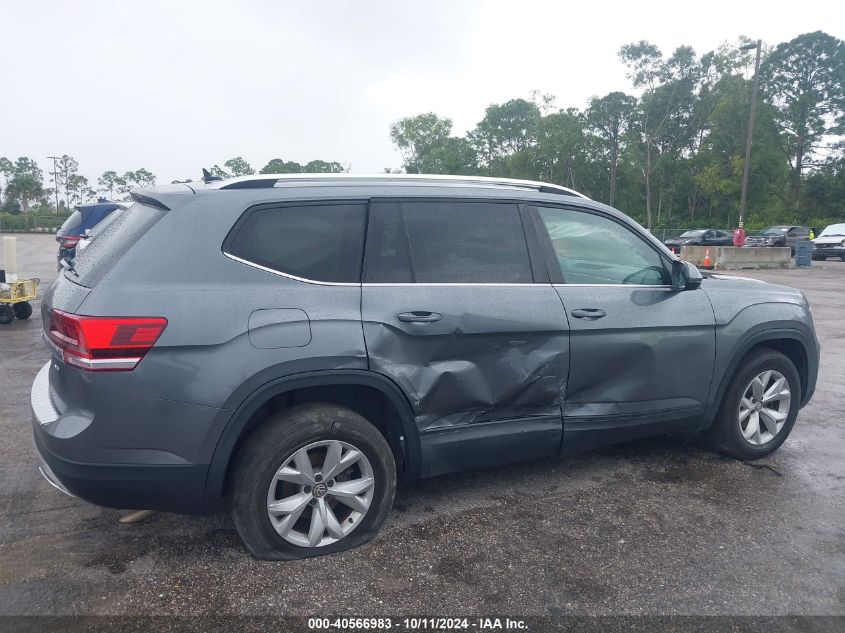 2018 Volkswagen Atlas 3.6L V6 Se/3.6L V6 Se W/Technology VIN: 1V2DR2CA9JC587160 Lot: 40566983