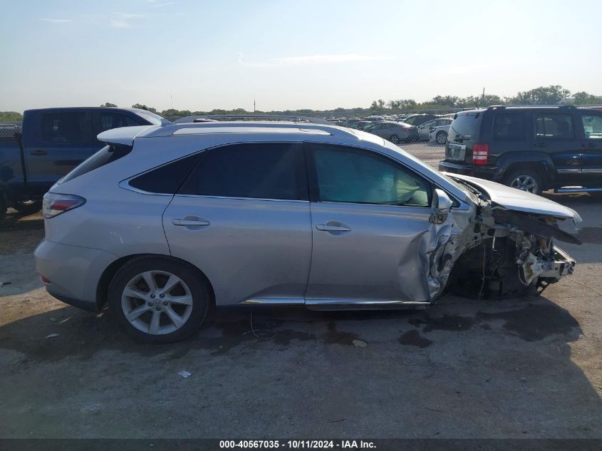 2012 Lexus Rx 350 VIN: 2T2ZK1BA0CC066289 Lot: 40567035