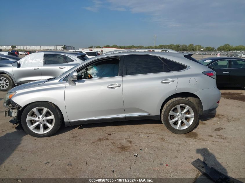 2012 Lexus Rx 350 VIN: 2T2ZK1BA0CC066289 Lot: 40567035