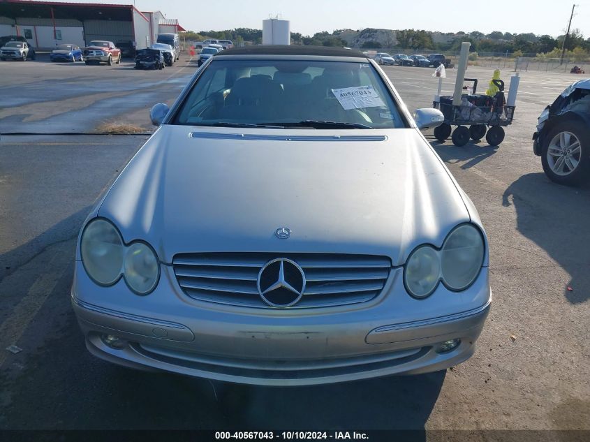 2005 Mercedes-Benz Clk 320 VIN: WDBTK65J85F143163 Lot: 40567043