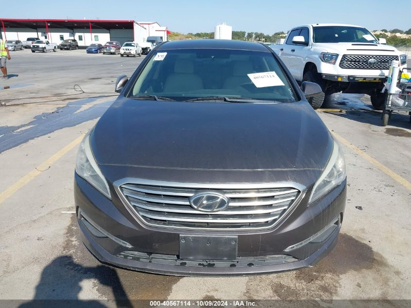 2015 Hyundai Sonata Se VIN: 5NPE24AF1FH055336 Lot: 40567114