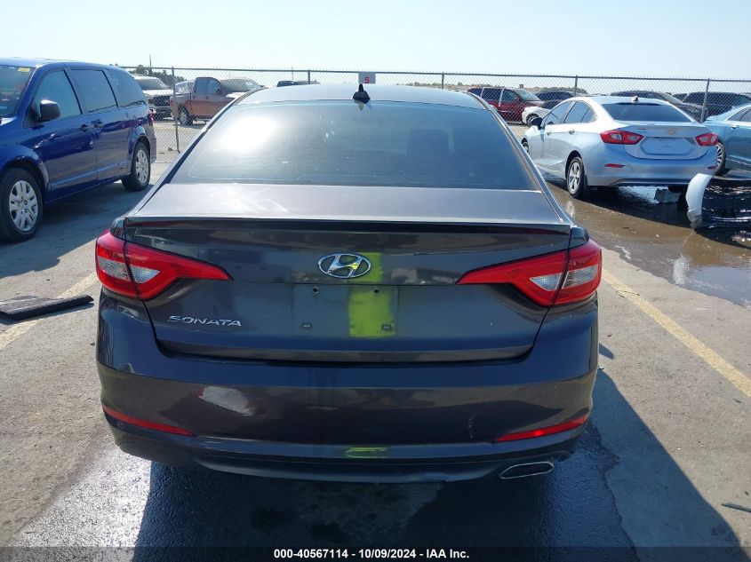 2015 Hyundai Sonata Se VIN: 5NPE24AF1FH055336 Lot: 40567114