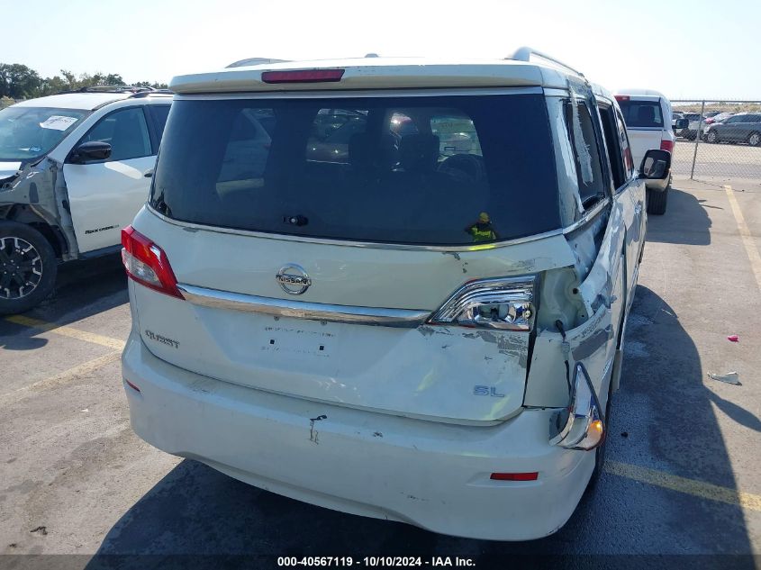 2013 Nissan Quest Sl VIN: JN8AE2KP6D9071513 Lot: 40567119