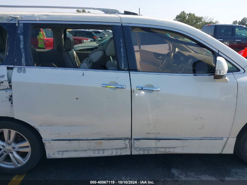 2013 Nissan Quest Sl VIN: JN8AE2KP6D9071513 Lot: 40567119