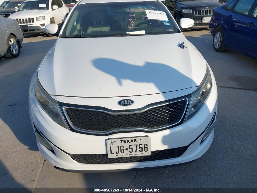 2015 Kia Optima Ex VIN: 5XXGN4A76FG495685 Lot: 40567269