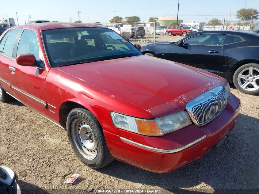 2000 Mercury Grand Marquis Gs VIN: 2MEFM74W1YX675292 Lot: 40567270