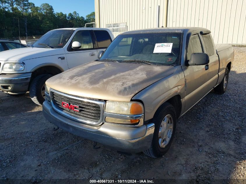 1999 GMC Sierra 1500 Sl VIN: 2GTEC19V3X1511993 Lot: 40567331