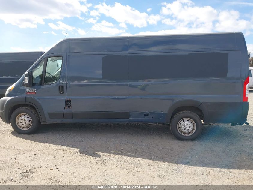 2019 Ram Promaster 3500 Cargo Van High Roof 159 Wb Ext VIN: 3C6URVJG4KE556104 Lot: 40567420