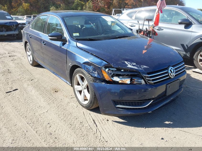 2013 Volkswagen Passat 2.5L Se VIN: 1VWBP7A34DC126711 Lot: 40567441