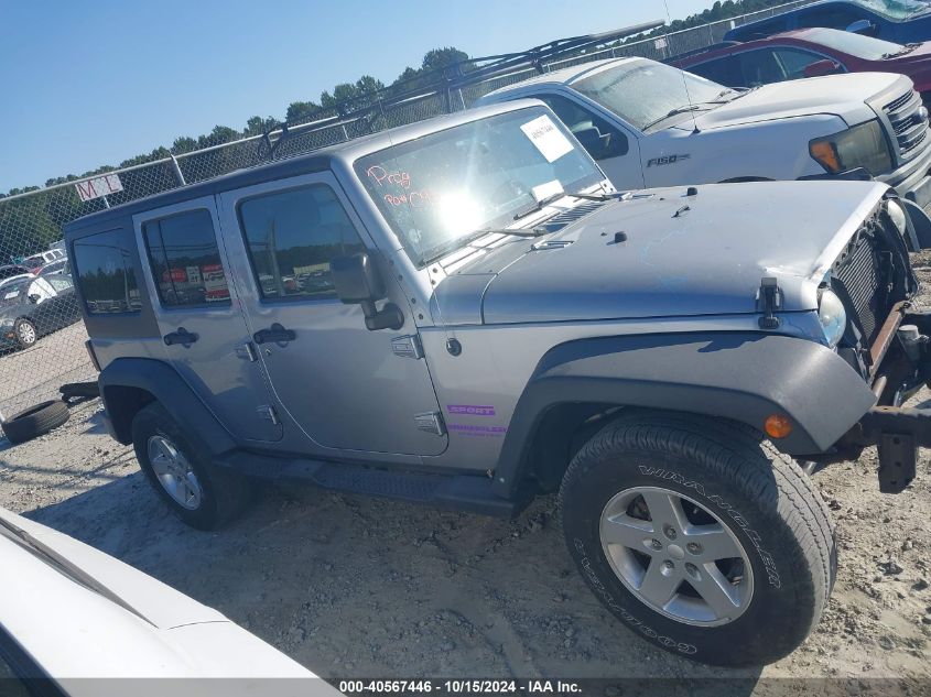 2014 Jeep Wrangler Unlimited Sport VIN: 1C4HJWDG6EL264033 Lot: 40567446