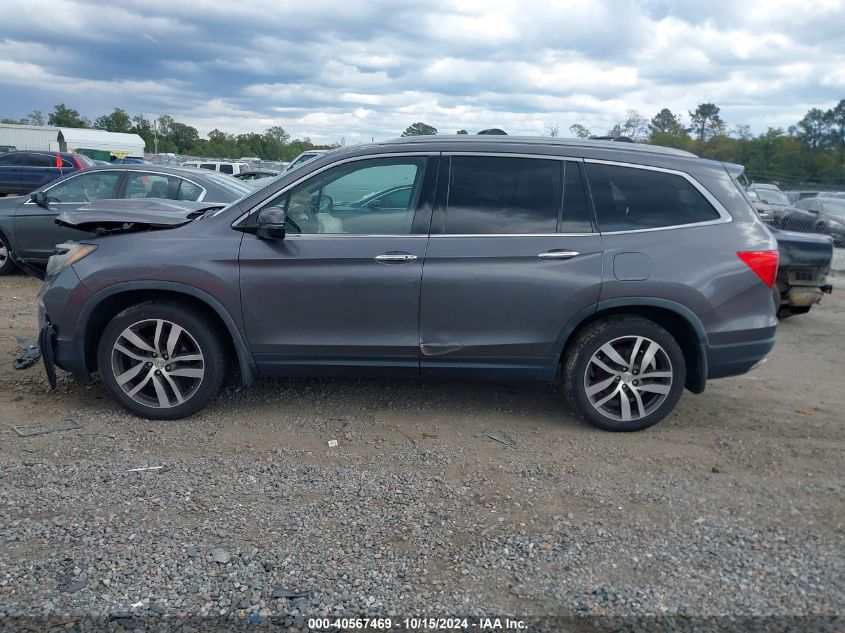 2016 Honda Pilot Touring VIN: 5FNYF6H91GB011351 Lot: 40567469