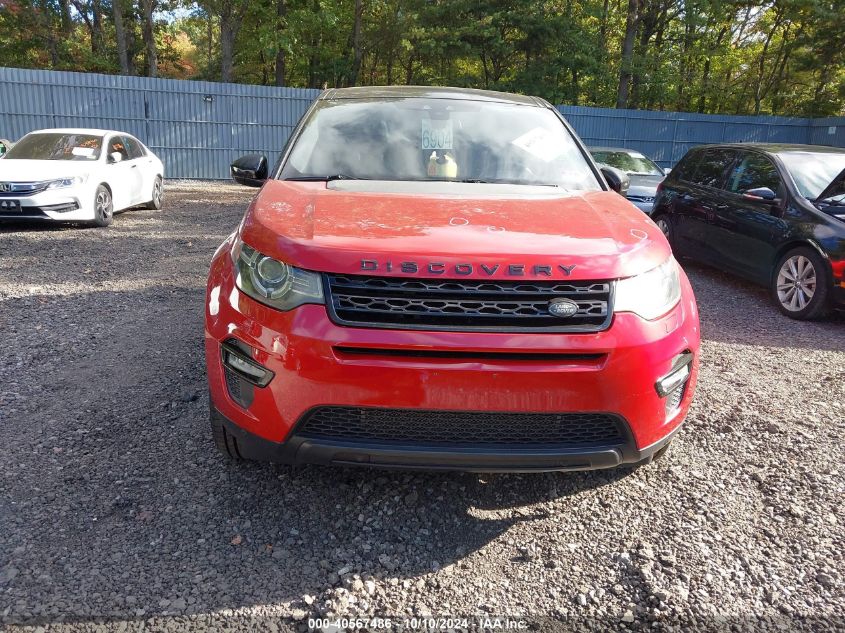 2016 Land Rover Discovery Sport Hse VIN: SALCR2BG1GH558842 Lot: 40567486