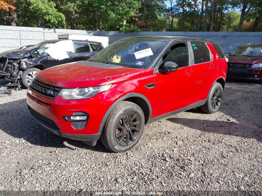 VIN SALCR2BG1GH558842 2016 LAND ROVER DISCOVERY SPORT no.2