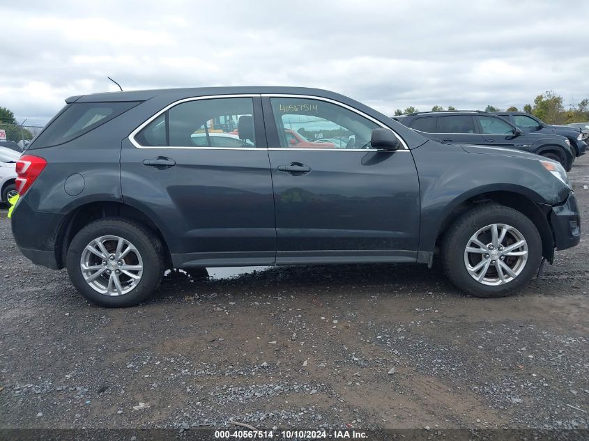 2017 Chevrolet Equinox Ls VIN: 2GNFLEEK0H6127947 Lot: 40567514